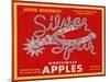 Fruit Crate Labels: Silver Spur Northwest Apples-null-Mounted Art Print