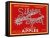 Fruit Crate Labels: Silver Spur Northwest Apples-null-Framed Stretched Canvas