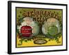 Fruit Crate Labels: Steinhardt and Kelly; New York, New York-null-Framed Art Print