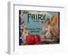 Fruit Crate Labels: Wenatchee Valley Apples; Fairy Brand-null-Framed Art Print