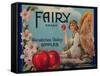 Fruit Crate Labels: Wenatchee Valley Apples; Fairy Brand-null-Framed Stretched Canvas