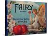 Fruit Crate Labels: Wenatchee Valley Apples; Fairy Brand-null-Stretched Canvas