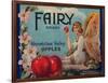 Fruit Crate Labels: Wenatchee Valley Apples; Fairy Brand-null-Framed Art Print