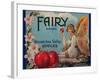 Fruit Crate Labels: Wenatchee Valley Apples; Fairy Brand-null-Framed Art Print