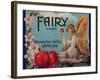 Fruit Crate Labels: Wenatchee Valley Apples; Fairy Brand-null-Framed Art Print