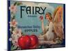 Fruit Crate Labels: Wenatchee Valley Apples; Fairy Brand-null-Mounted Art Print