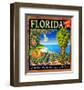 Fruit Crate Oranges I-Chris Vest-Framed Art Print