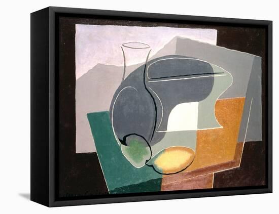 Fruit-Dish and Carafe, 1927-Juan Gris-Framed Stretched Canvas