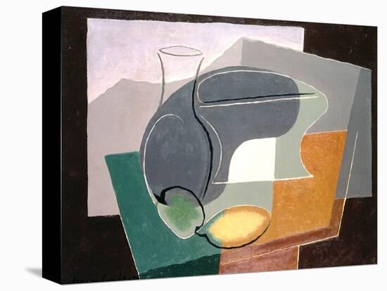 Fruit-Dish and Carafe, 1927-Juan Gris-Stretched Canvas