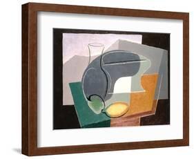 Fruit-Dish and Carafe, 1927-Juan Gris-Framed Giclee Print