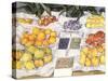 Fruit Displayed on a Stand, 1881-Gustave Caillebotte-Stretched Canvas