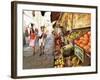 Fruit Displayed Outside Shop, Calvi, Corsica, France-Yadid Levy-Framed Photographic Print