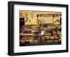 Fruit Displayed Outside Shop, Calvi, Corsica, France-Yadid Levy-Framed Photographic Print