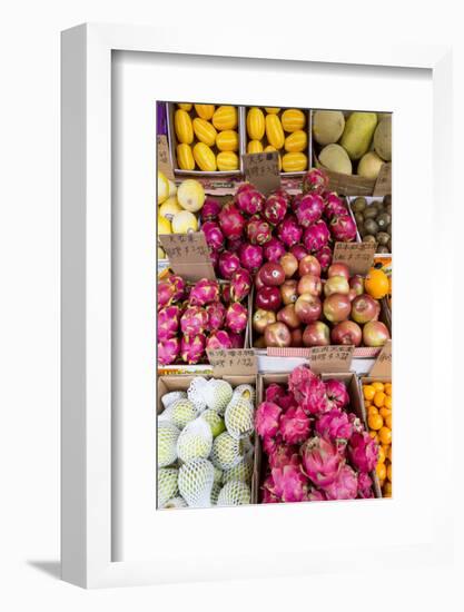 Fruit for Sale in Chinatown, New York City, Ny, USA-Julien McRoberts-Framed Photographic Print