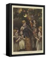Fruit from the Christmas Tree, a Sketch at the Foundling Hospital, Guildford Street-Arthur Hopkins-Framed Stretched Canvas