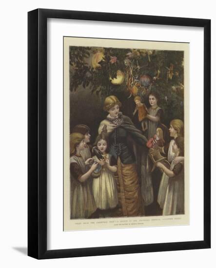 Fruit from the Christmas Tree, a Sketch at the Foundling Hospital, Guildford Street-Arthur Hopkins-Framed Giclee Print