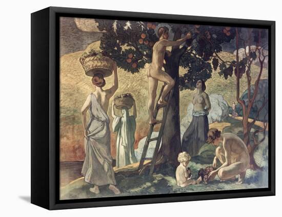 Fruit harvest. 1906-Ludwig von Hofmann-Framed Stretched Canvas
