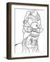 Fruit hat-KASHINK-Framed Art Print