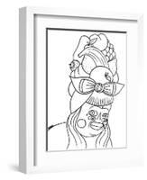 Fruit hat-KASHINK-Framed Art Print