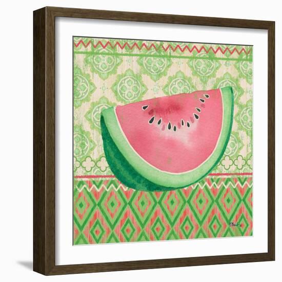 Fruit Ikat II-Paul Brent-Framed Art Print