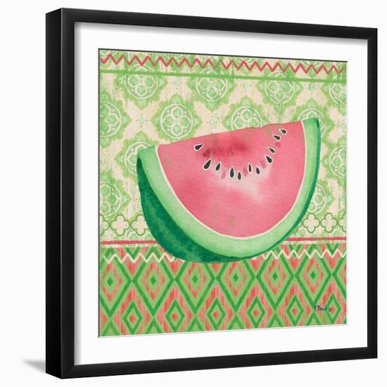 Fruit Ikat II-Paul Brent-Framed Art Print