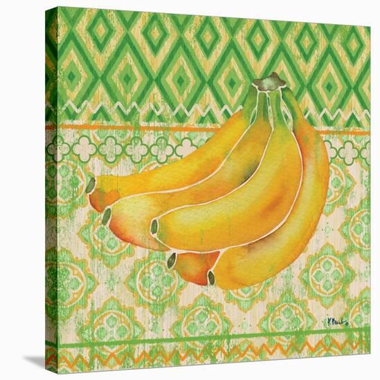 Fruit Ikat III-Paul Brent-Stretched Canvas