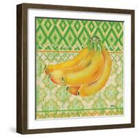 Fruit Ikat III-Paul Brent-Framed Art Print