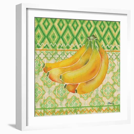 Fruit Ikat III-Paul Brent-Framed Art Print