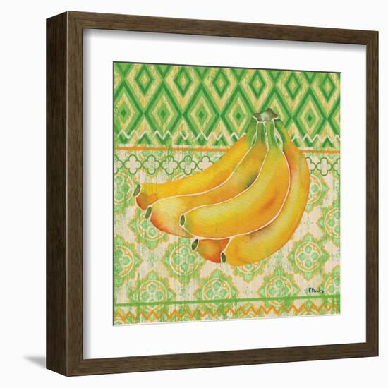 Fruit Ikat III-Paul Brent-Framed Art Print