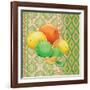 Fruit Ikat IV-Paul Brent-Framed Art Print