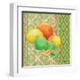 Fruit Ikat IV-Paul Brent-Framed Art Print