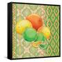 Fruit Ikat IV-Paul Brent-Framed Stretched Canvas