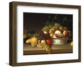 Fruit in a Chinese Basket, 1822-James Peale-Framed Giclee Print