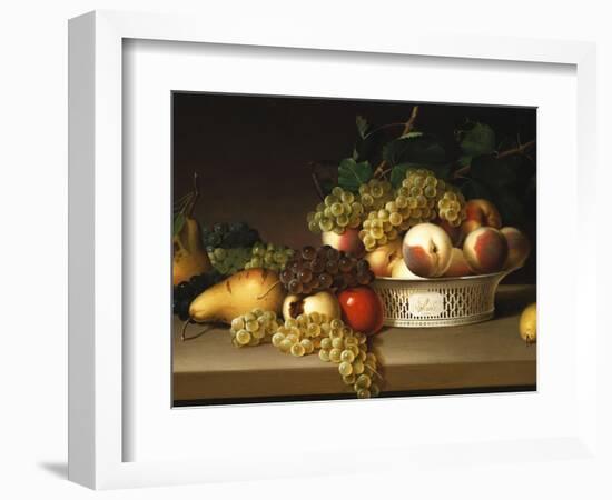 Fruit in a Chinese Basket, 1822-James Peale-Framed Premium Giclee Print