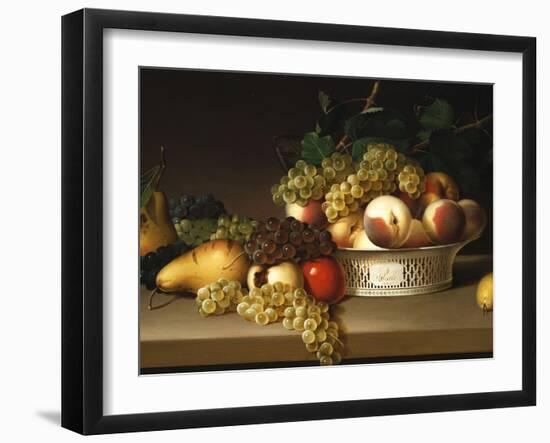 Fruit in a Chinese Basket, 1822-James Peale-Framed Giclee Print