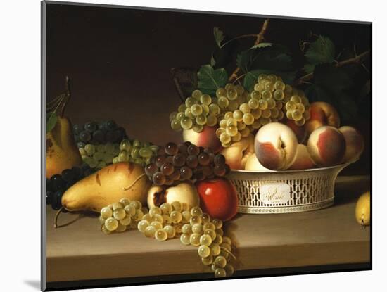 Fruit in a Chinese Basket, 1822-James Peale-Mounted Giclee Print
