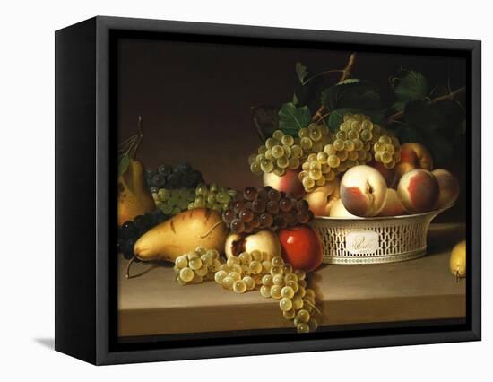 Fruit in a Chinese Basket, 1822-James Peale-Framed Stretched Canvas