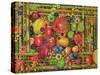 Fruit in Bamboo Box, 1999-E.B. Watts-Stretched Canvas