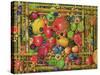 Fruit in Bamboo Box, 1999-E.B. Watts-Stretched Canvas