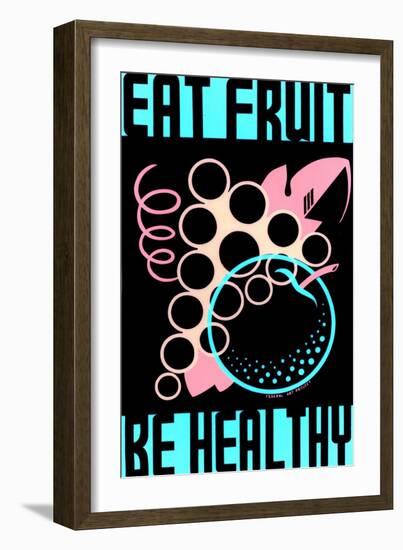 Fruit in Healthy Diet, FAP Poster, 1938-Science Source-Framed Giclee Print