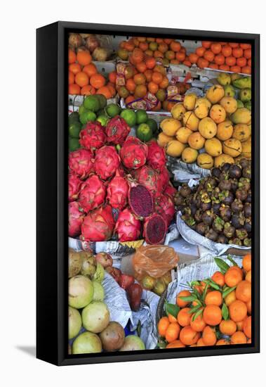 Fruit in Sihanoukville Market, Sihanouk Province, Cambodia, Indochina, Southeast Asia, Asia-Richard Cummins-Framed Stretched Canvas