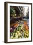 Fruit, Including Local Lemons and Oranges, Displayed Outside a Shop in a Narrow Street-Eleanor Scriven-Framed Photographic Print