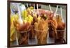 Fruit Is a Handy Dish for Sale in the Old City, Cartagena, Colombia-Jerry Ginsberg-Framed Photographic Print