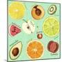 Fruit Medley-The Font Diva-Mounted Giclee Print