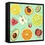 Fruit Medley-The Font Diva-Framed Stretched Canvas