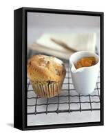 Fruit Muffin and a Pot of Apricot Jam-Jean Cazals-Framed Stretched Canvas