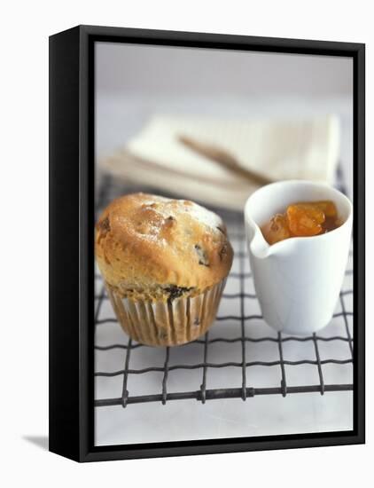 Fruit Muffin and a Pot of Apricot Jam-Jean Cazals-Framed Stretched Canvas