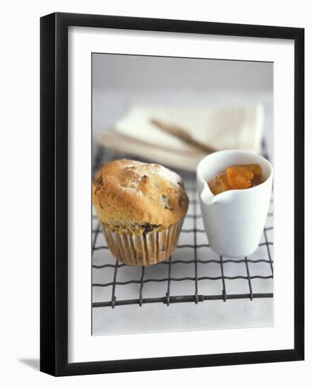 Fruit Muffin and a Pot of Apricot Jam-Jean Cazals-Framed Photographic Print