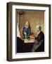 Fruit of the Vine (or Mother and Daughter Pouring Raisins at Table)-Norman Rockwell-Framed Giclee Print