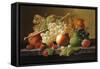 Fruit on a Marble Ledge-Robert Blum-Framed Stretched Canvas